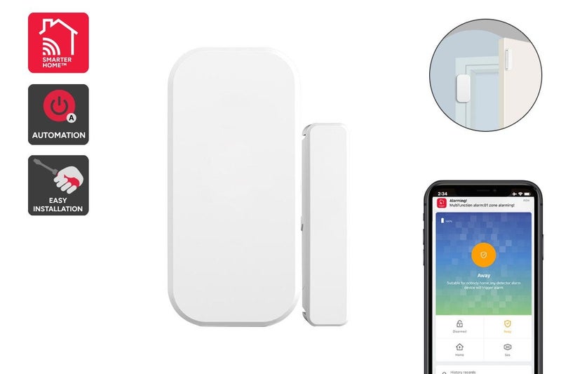Kogan SmarterHome™ Security Alarm System Window & Door Sensor Carousel 1