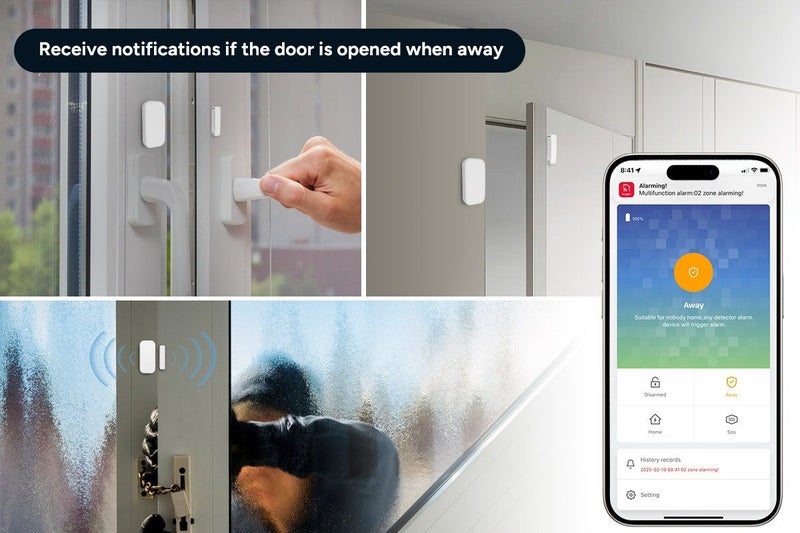 Kogan SmarterHome™ Security Alarm System Window & Door Sensor Carousel 2