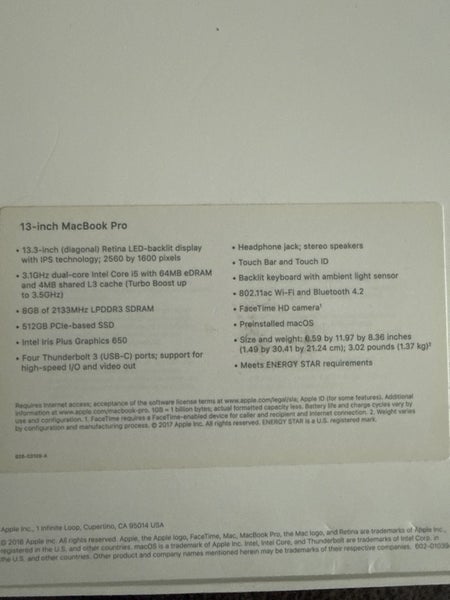 13 inch MacBook Pro for Parts Carousel 2