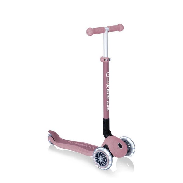 Globber Scooters Ecologic Primo Foldable With Lights - Berry Carousel 1