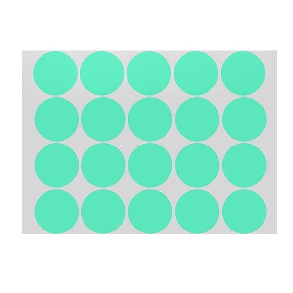 Green Assorted Sizes Colour Sticker Dots Adhesive Round Labels Circular Spot Scr Carousel 5