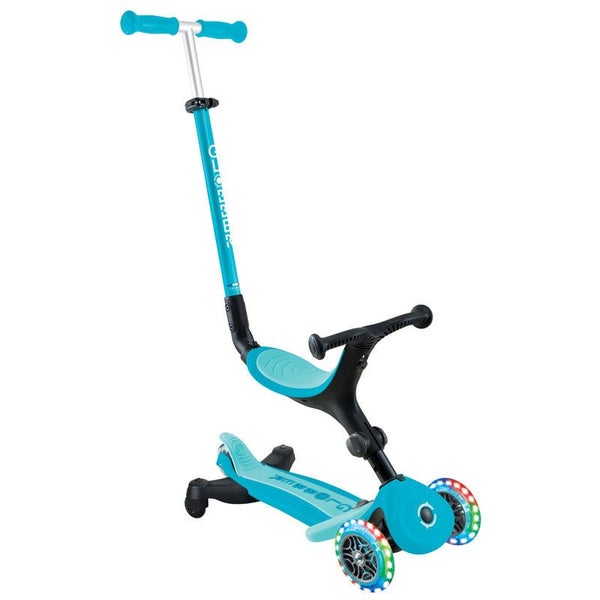 Globber Scooters Go Up Active Lights 360 Aqua/Soft Cyan Carousel 1