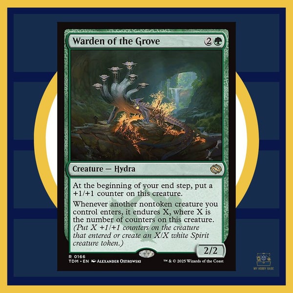 MTG - Warden of the Grove - (TDM) [R] Carousel 1