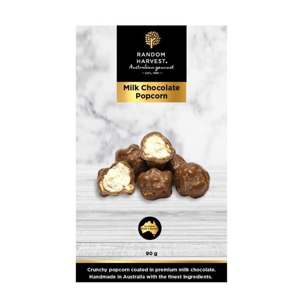 Random Harvest Milk Chocolate Popcorn 90g Carousel 1
