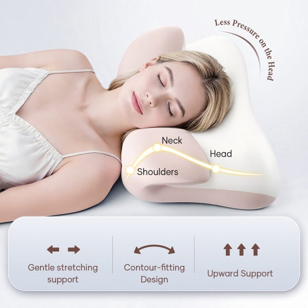 Memory Foam Cervical Pillow Orthopaedic Contoured Pillow Carousel 17