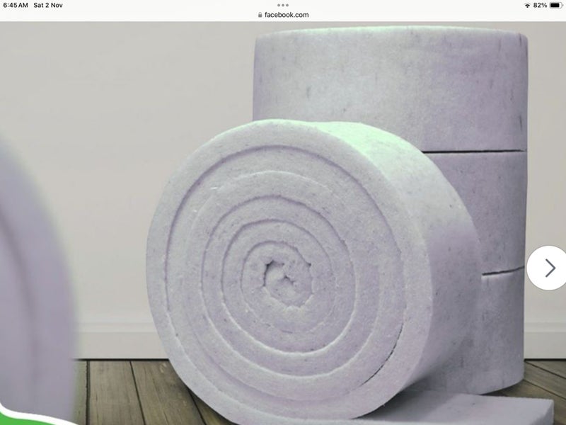 NON TOXIC Polyester Ceiling Insulation R3.6 @ 870 - 13 m2 coverage 30 avail Carousel 8