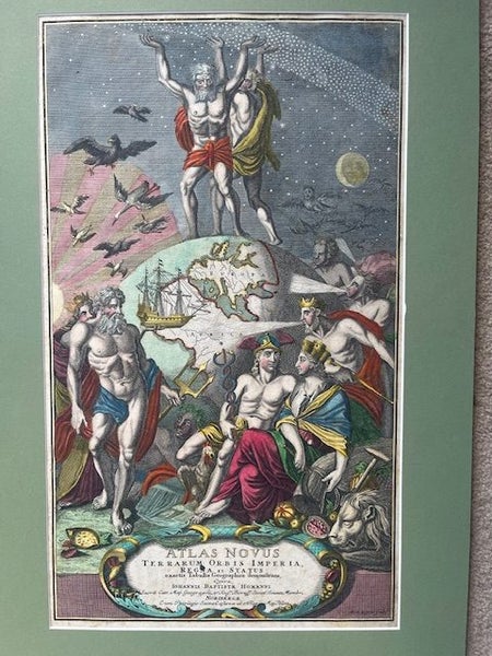 Atlas Novus Terrarum Orbis Imperia Regna et Status" 1716 original. Carousel 1