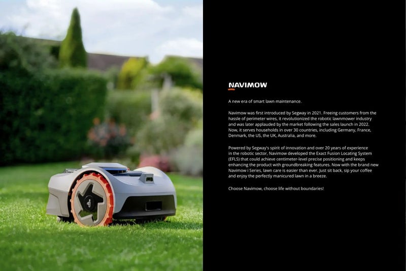 Segway Navimow i108A Robot Lawn Mower Carousel 2