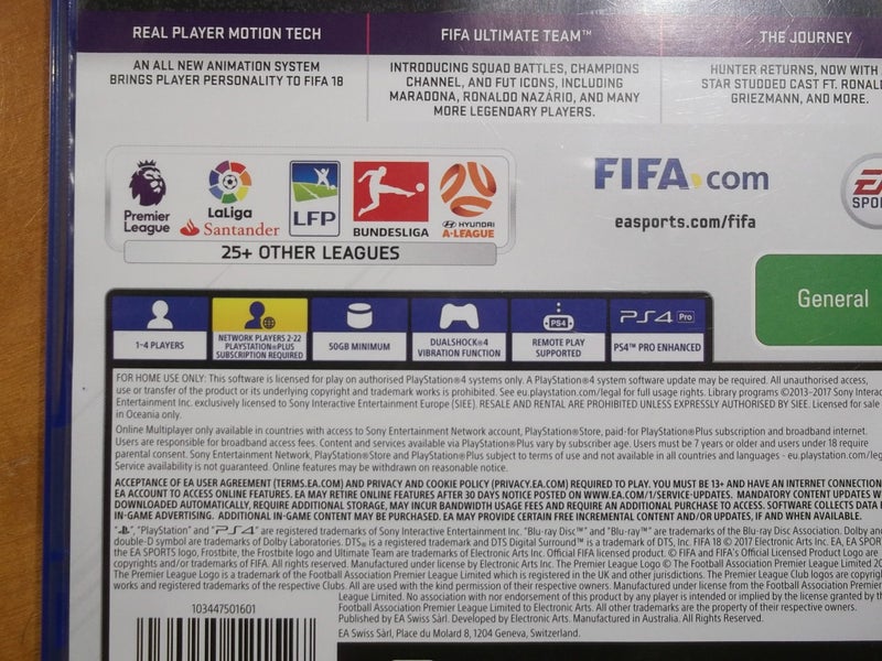 FIFA 18 - PS4 Game - LIKE NEW Carousel 4