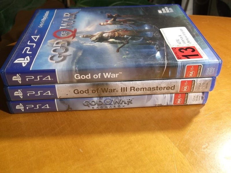 God of War Bulk Buy / Bundle - PS4 x 3 Games - All Excellent Condition Carousel 1