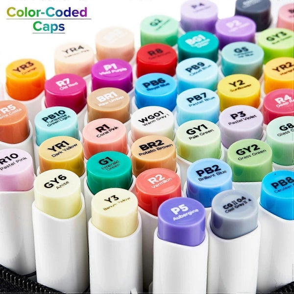 48 Colors Alcohol Markers Dual Tips Marker Pens Permanent Sketch Markers Carousel 2