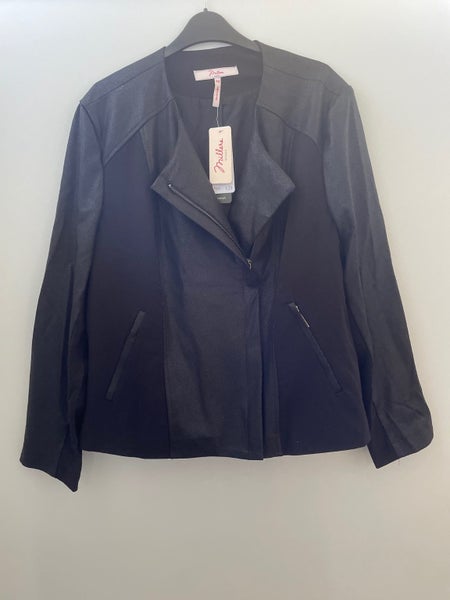 Millers Black Mix Media Jacket ~ Sizes 16 & 20 Carousel 1