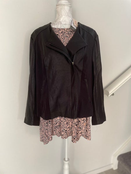Millers Black Mix Media Jacket ~ Sizes 16 & 20 Carousel 2