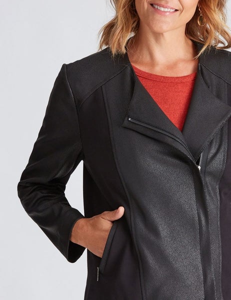 Millers Black Mix Media Jacket ~ Sizes 16 & 20 Carousel 7