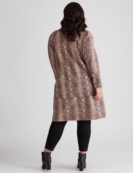 Autograph Suedette Longline Coat ~ Size 24-26 Carousel 6