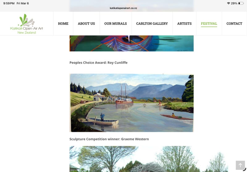 Spectacular Roy Cunliffe 1993 West Coast Original Landscape Carousel 16