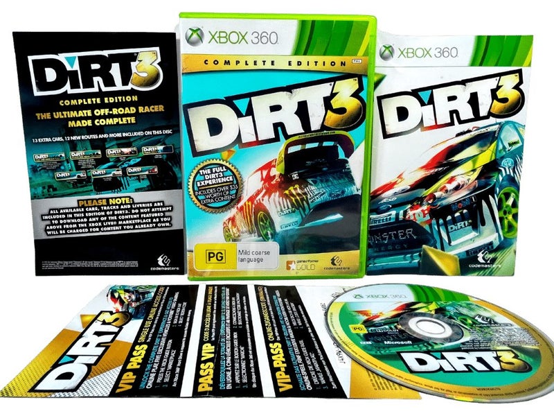 DiRT 3 COMPLETE EDITION (Xbox 360 - GOLD EDITION) *COMPLETE* Carousel 1