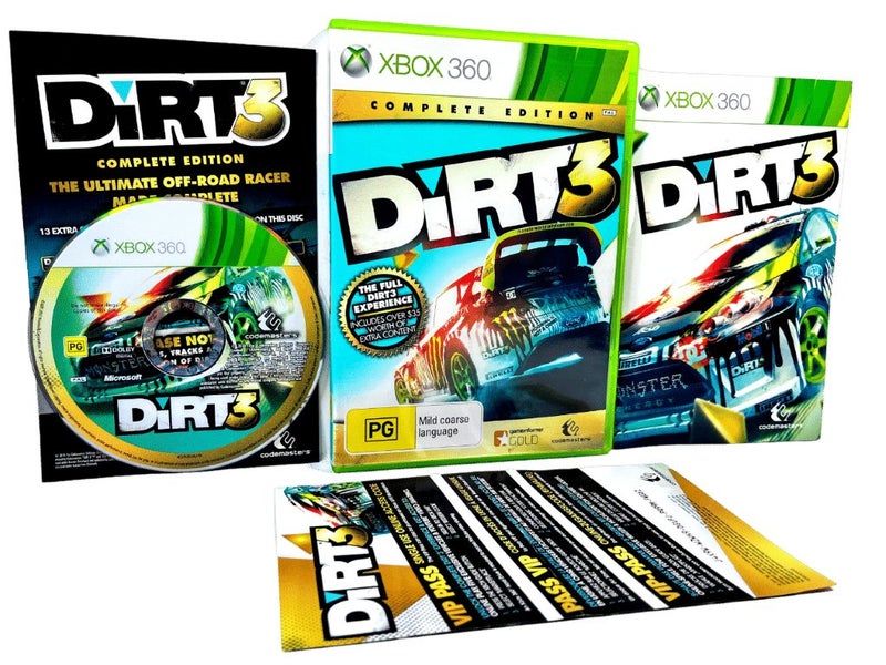 DiRT 3 COMPLETE EDITION (Xbox 360 - GOLD EDITION) *COMPLETE* Carousel 2