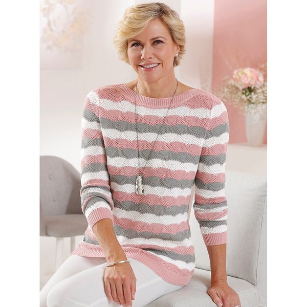 Your next jumper - size 20 - strawberry multi - Gelato stripe - perfect - 1 only Carousel 1
