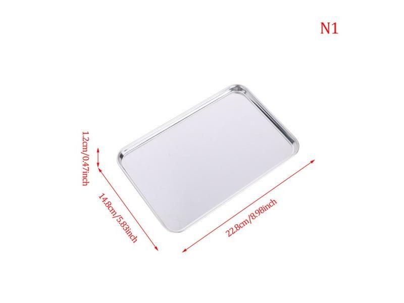 Stainless Steel Rectangle Tray For Kitchen And Medical Use Carousel 1