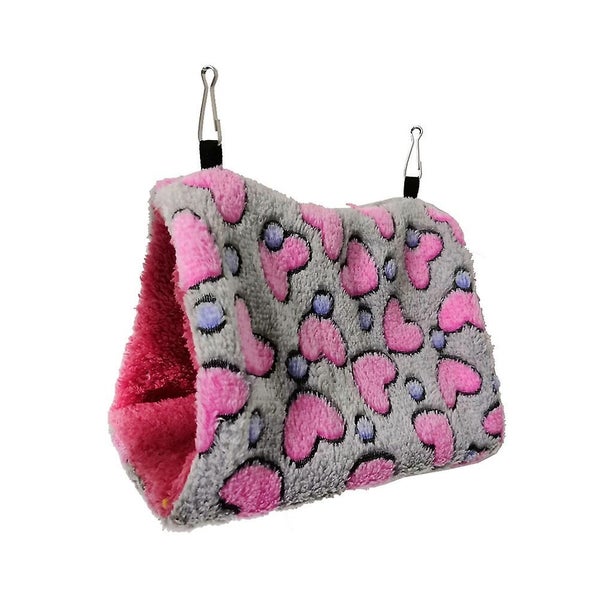 Triangle Pet Parrot Hammock Winter Warm Hanging Sleeping Bed Pet Supplies Thick Carousel 1