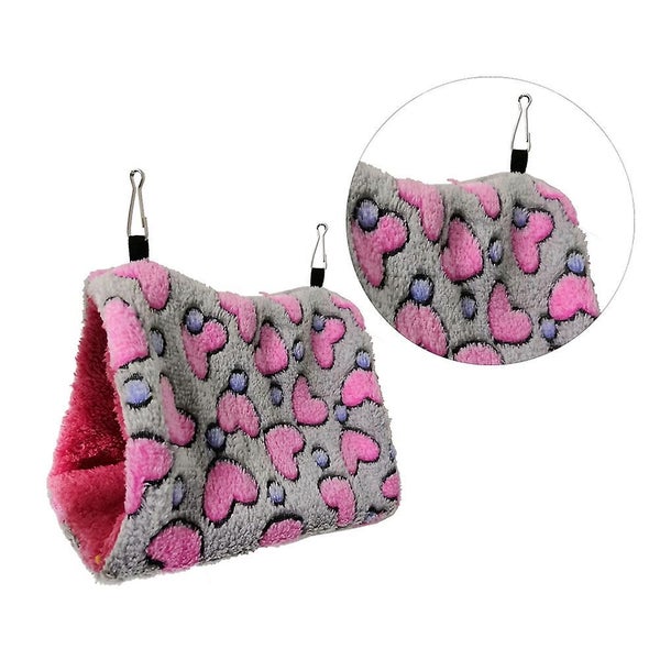 Triangle Pet Parrot Hammock Winter Warm Hanging Sleeping Bed Pet Supplies Thick Carousel 2