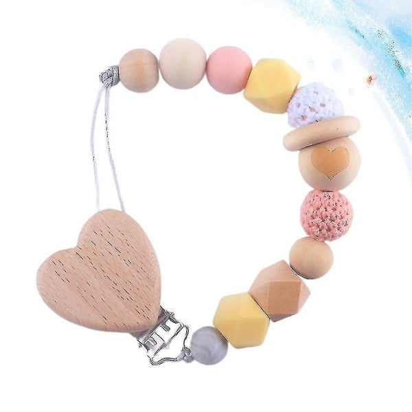 1pc Pacifier Chain Silicone Soother Pacifier Chain Teether Chain Clip Carousel 3