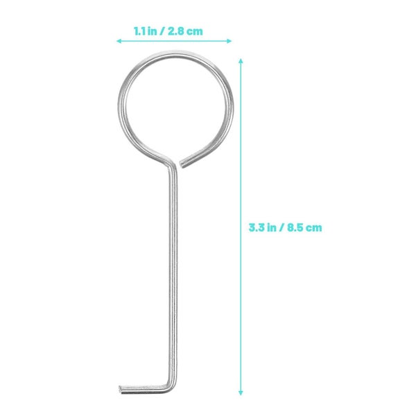 10pcs Shower Drain Hooks Floor Drain Grate Hook Tub Drain Removal Tool Sink Str Carousel 2