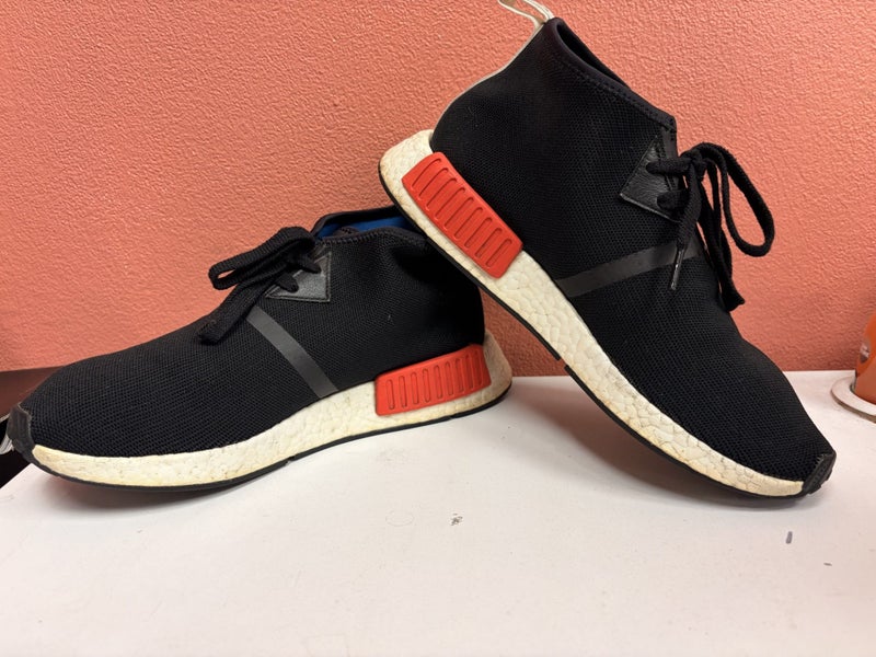 Adidas NMD Chukka – Black/Red/Blue – US 9 – Boost – $1 Reserve Carousel 1