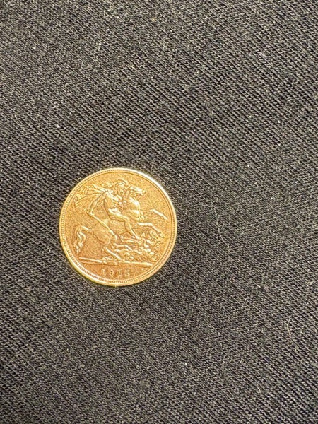 Half Gold Sovereign 1915 Carousel 1