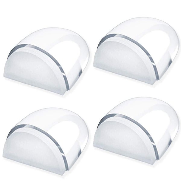 Doorstops, [pack Of 4] Transparent Doorstops And Stoppers Adhesive Door Stopper Carousel 1