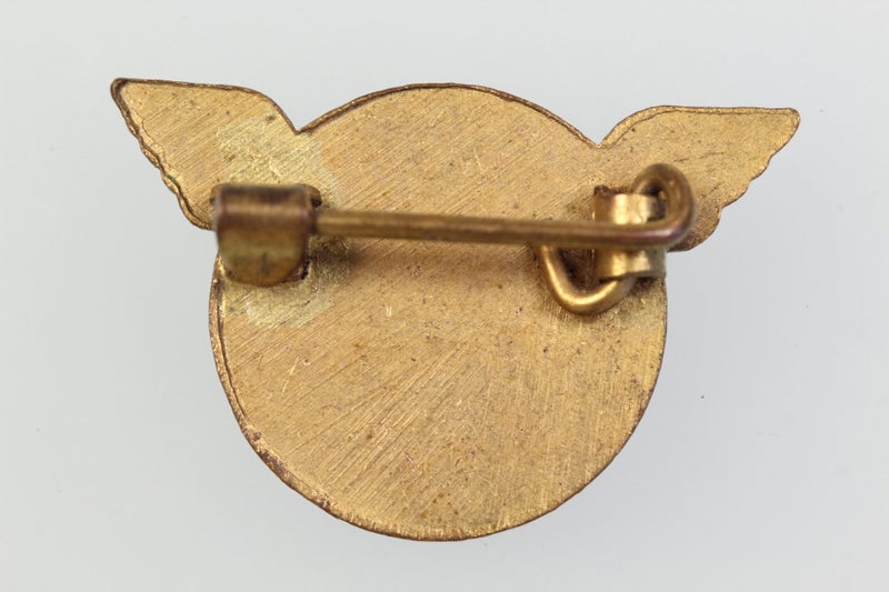 VINTAGE NZ POST OFFICE SIGNAL TRAINING SCHOOL BADGE Carousel 2