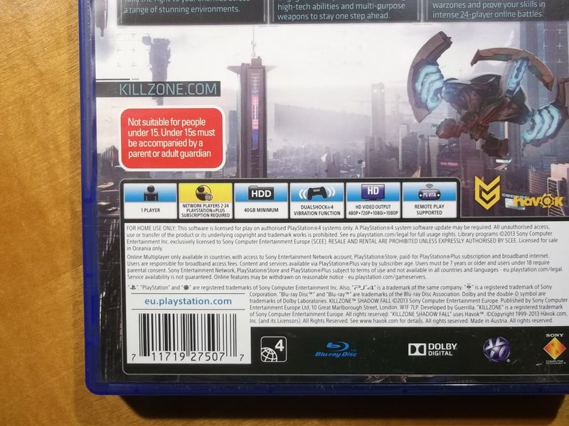 Killzone Shadow Fall - PS4 Game - VG Condition Carousel 4