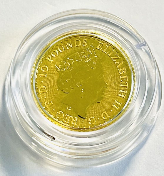2020 1/10oz Great Britain Britannia 9999 Gold Coin (Queen Elizabeth II Effigy) Carousel 2