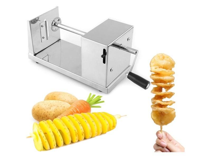 Semi-automatic Stainless Steel Potato Slicer French Fry Machine Carousel 1