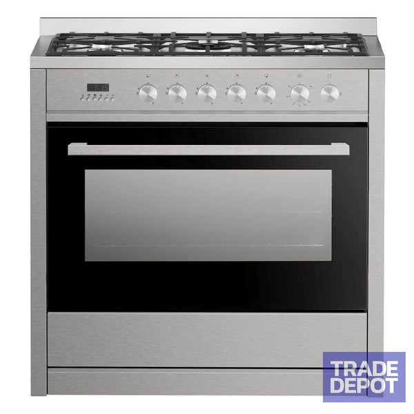 Vogue Freestanding Gas Oven & Gas Cooktop Stainless Steel - 90cm Carousel 1