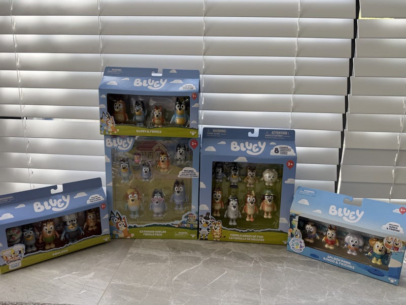 Bluey Figure Bundle 5 Boxes Brand New Sealed | $1 Reserve Carousel 1