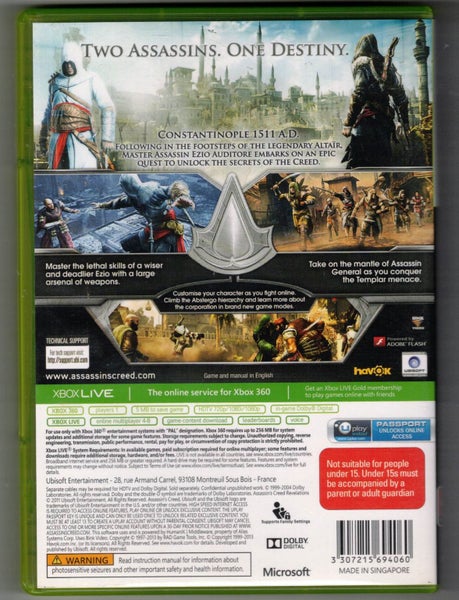 (z) Assassin's Creed Revelations for Xbox 360 Carousel 2