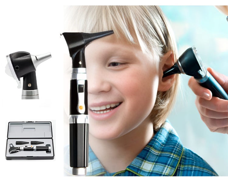 Ear Otoscope Kit Magnification Diagnostic Ear Scope Carousel 1