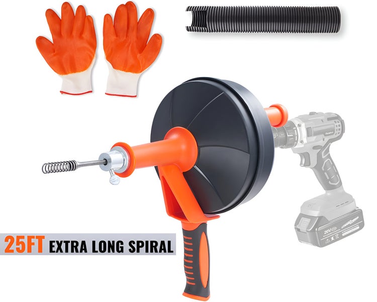 Plumbing Snake Drain Auger Sink Clog Remover Cleaner - (NZ Clearance) Carousel 1