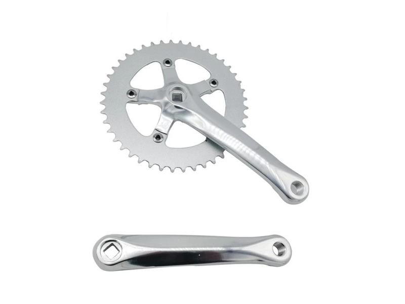 Single Speed Fixed Gear Bike Crankset 170mm 44T 6061 Aluminum Alloy Carousel 1