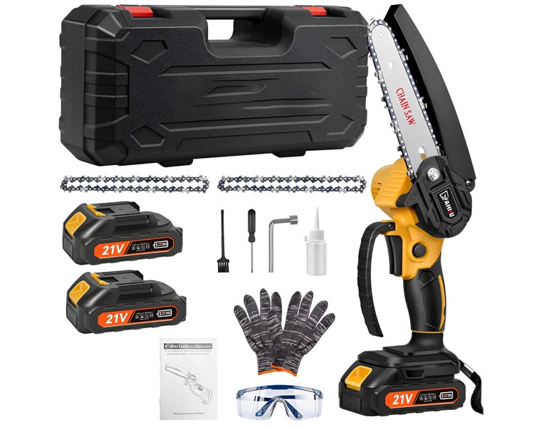 Chainsaw 6" For Cordless & Powered Drills Small Mini Chain saw Carousel 1