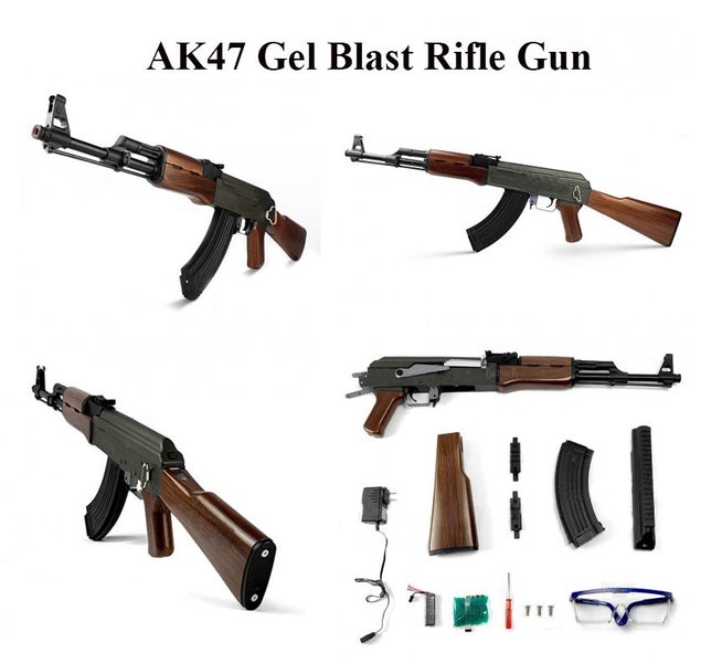 REN XIANG AK102 AK47 Water Gel Blast Toy Rifle Gun Carousel 1