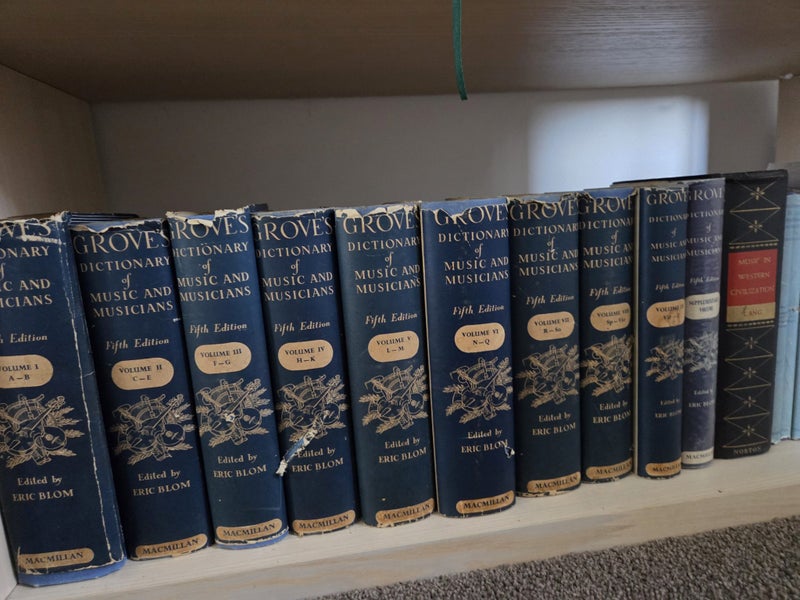 Grove's Dictionary of Music and Musicians 5th Edition1954 Carousel 1