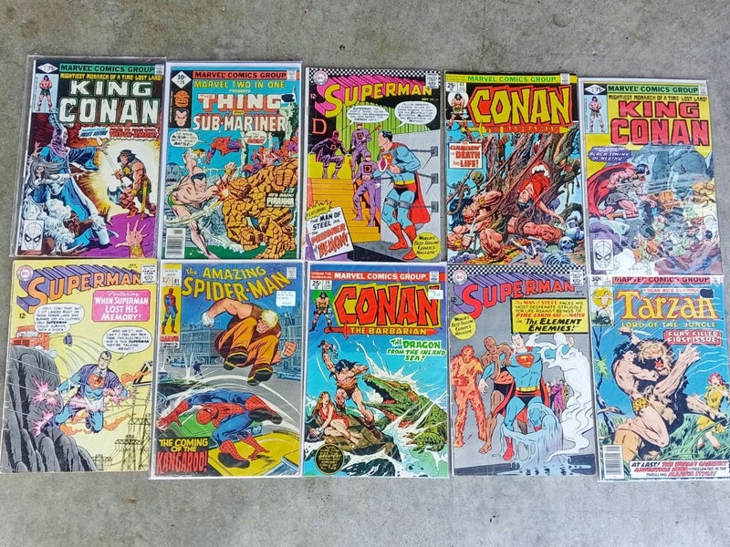 Vintage Comics (Marvel & DC) Bulk Lot Carousel 1