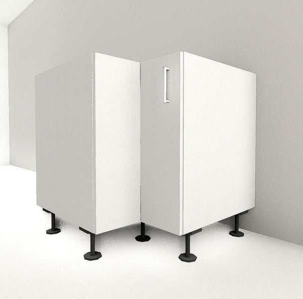 Kitchen Cabinet - Corner Unit (Set for handle on Right door) - Code BC9R Carousel 1