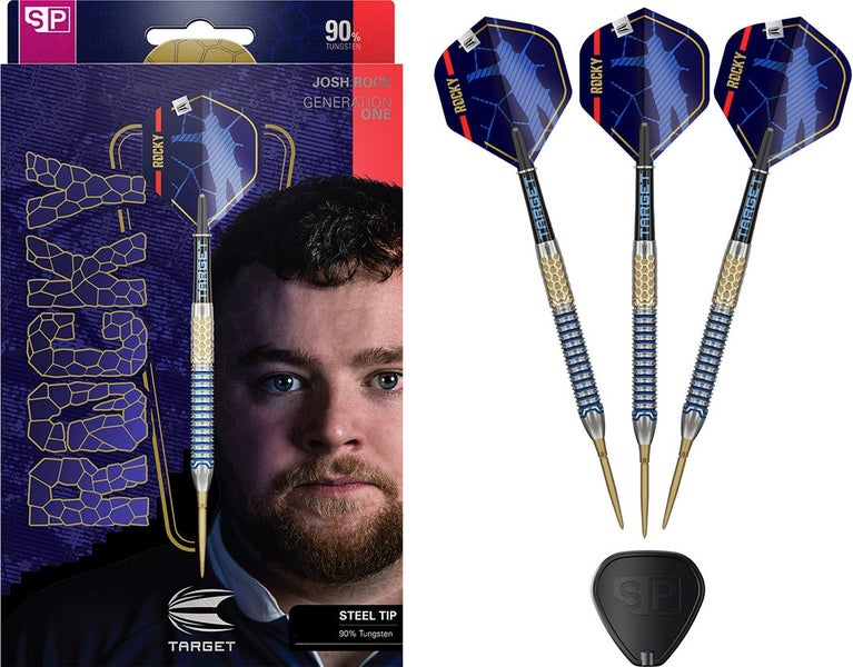Target Josh Rock G1 Gen 1 90% Tungsten Steel Tip Darts Carousel 1