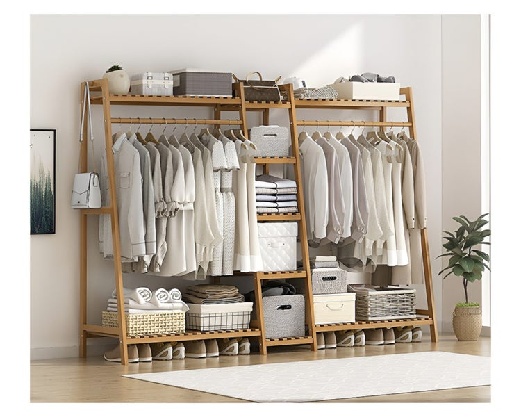 Bamboo Wardrobe - (NZ CLEARANCE) Carousel 1