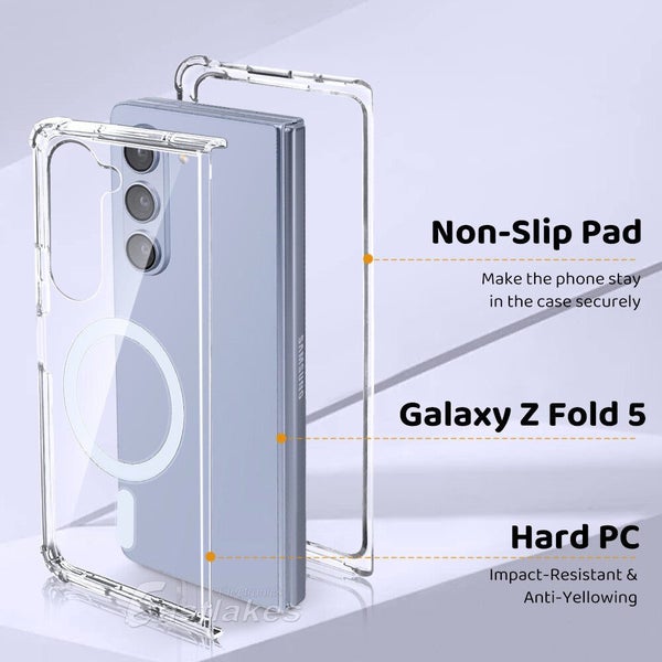 For Samsung Galaxy Z Flip 7 FE Fold 6 5 Clear Case Shockproof Transparent Cover Carousel 2
