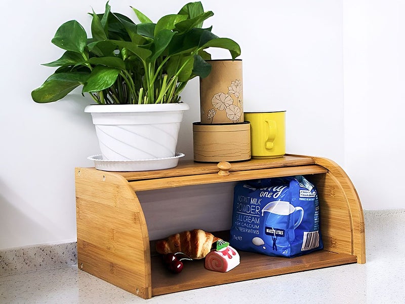 Bamboo Bread Bin Carousel 1